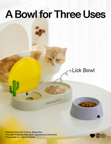 MewooFun Three Use Pet Bowl 1000ml