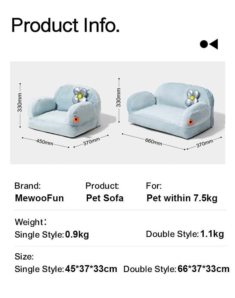 MewooFun Floating Cloud Pet Fluffy Sofa Bed