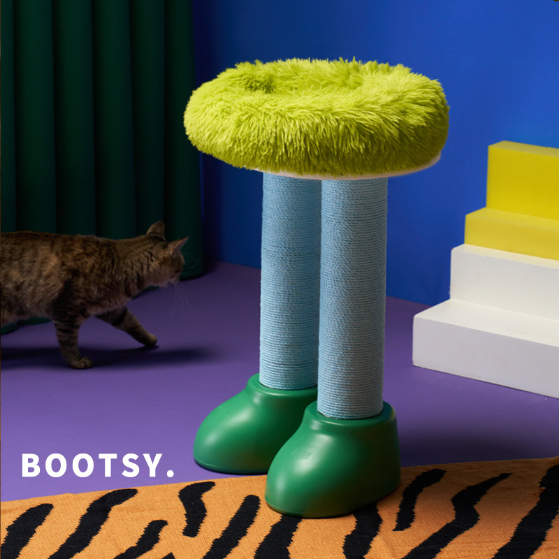 MakeSure Bootie Multifunctional Cat Scratcher, Cat Bed & Side Table