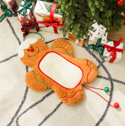 Gingerbread Man Scratch Pad Sleeping Mat Christmas Edition