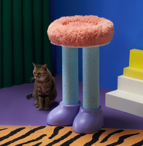 MakeSure Bootie Multifunctional Cat Scratcher, Cat Bed & Side Table