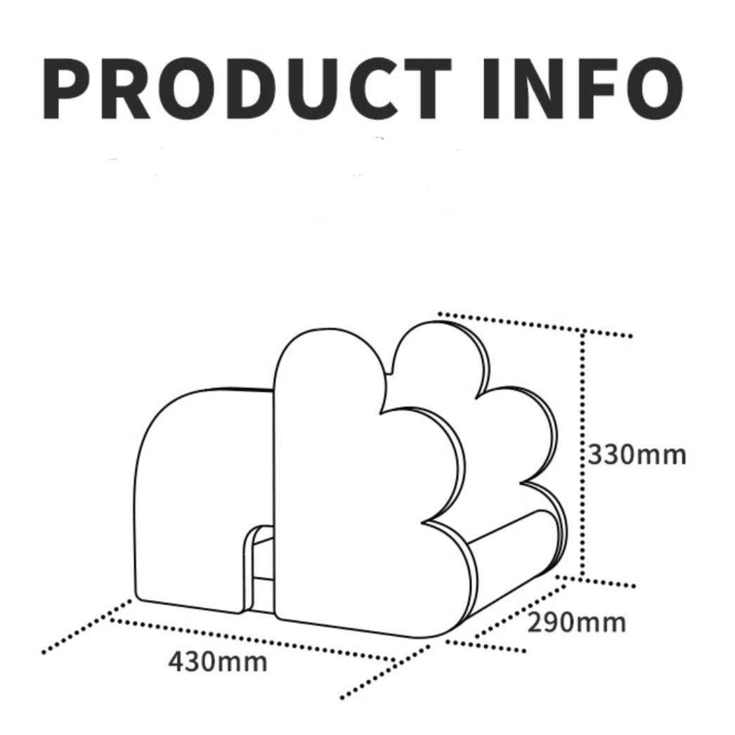 Makesure FAFA Scratching Sleep Box-Flower Shape Bed