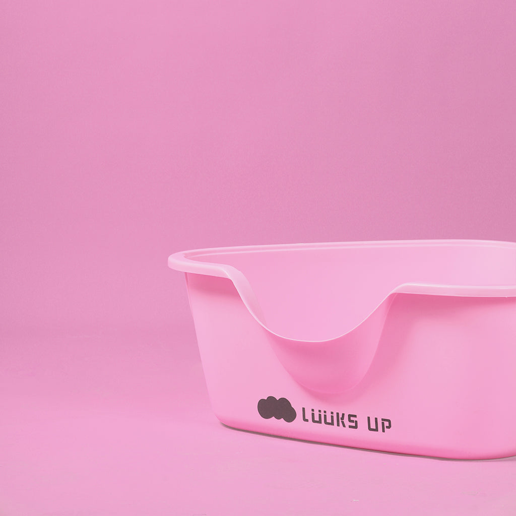 LUUKS UP TriShield Oversized Cat Litter Tray