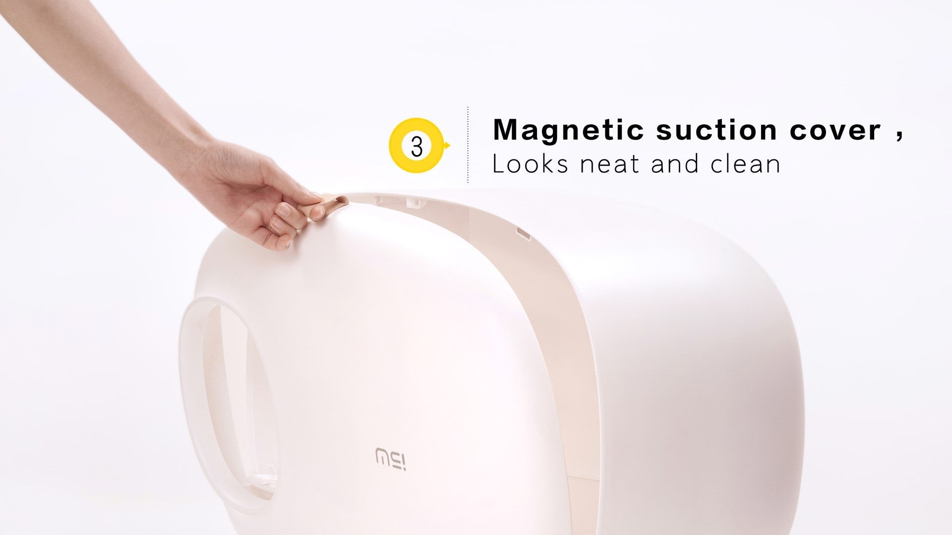 Makesure Modern Cat Litter Box And Tray