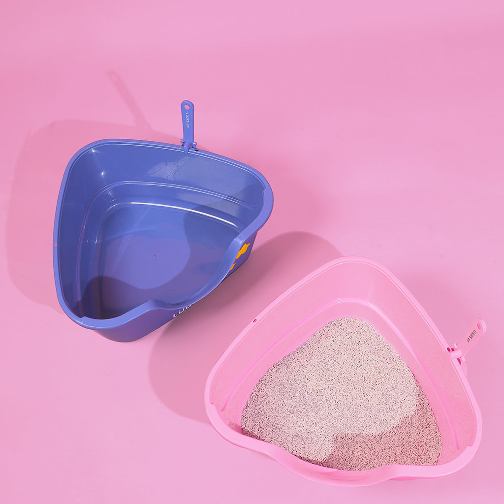 LUUKS UP TriShield Oversized Cat Litter Tray