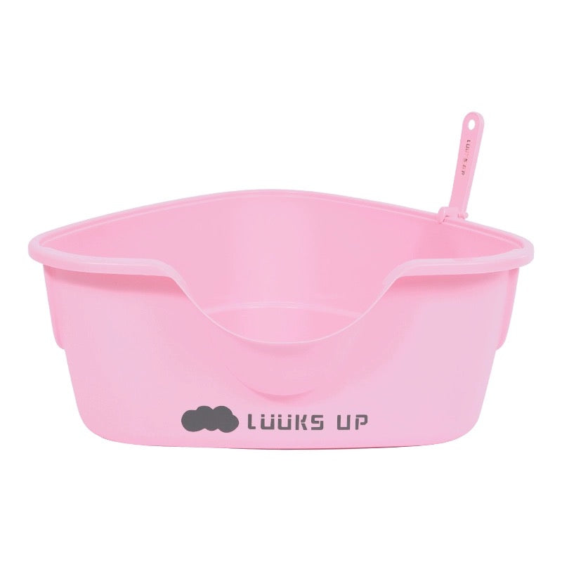 LUUKS UP TriShield Oversized Cat Litter Tray