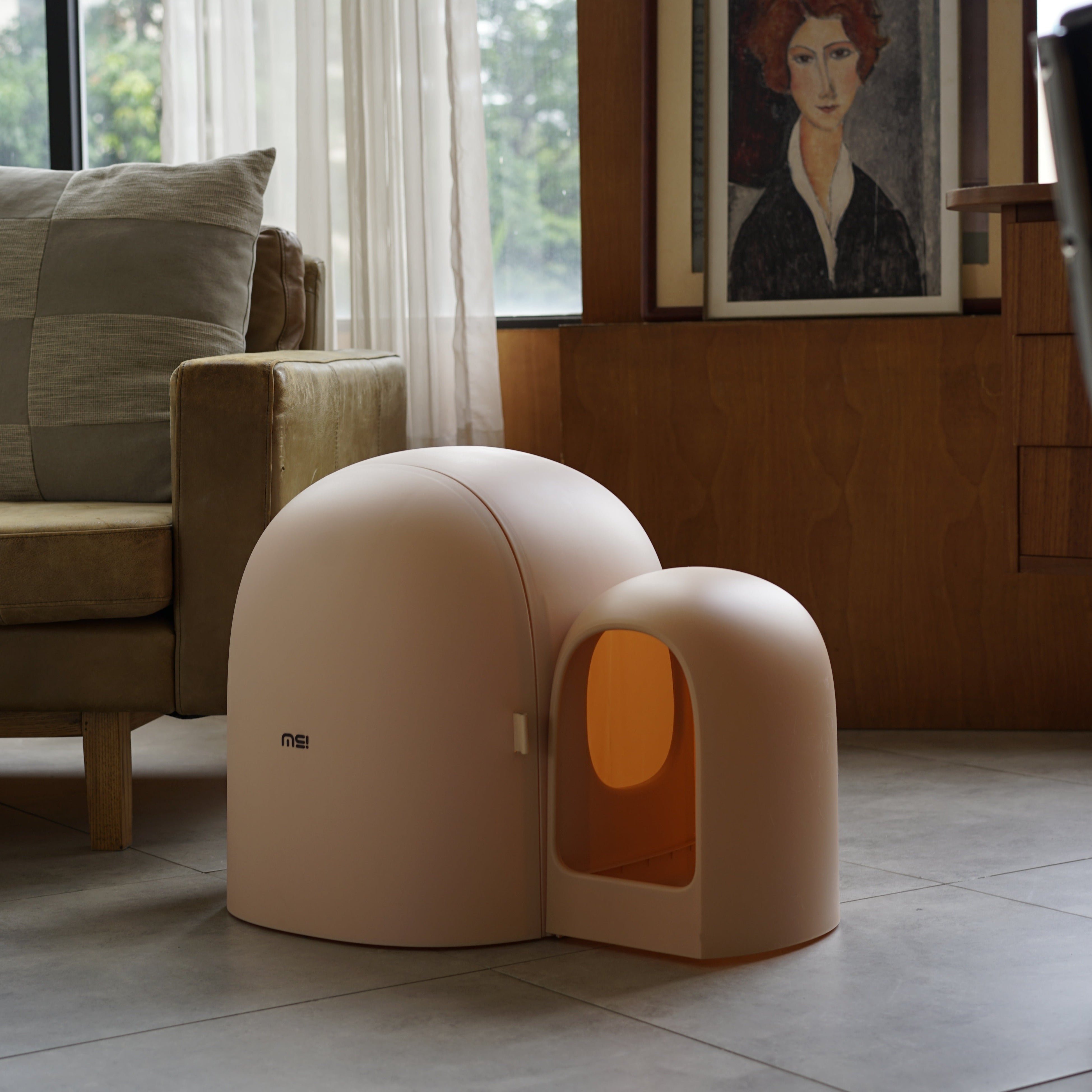 Makesure Large Modern Cat Litter Box Max
