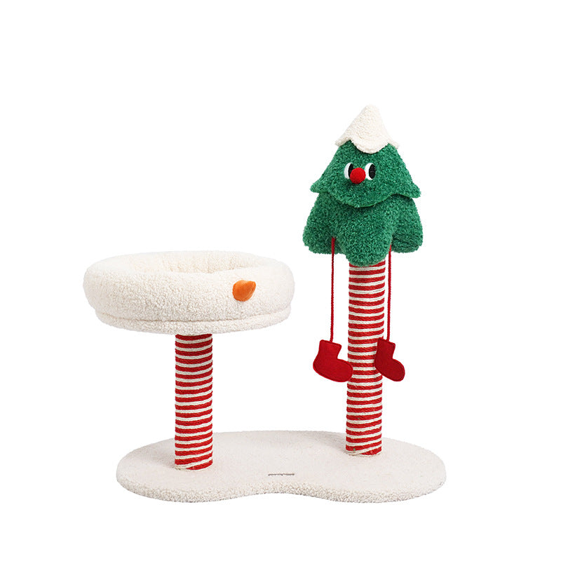 ZEZE Cedar Island Cat Tree - Christmas Edition