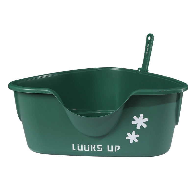 LUUKS UP TriShield Oversized Cat Litter Tray