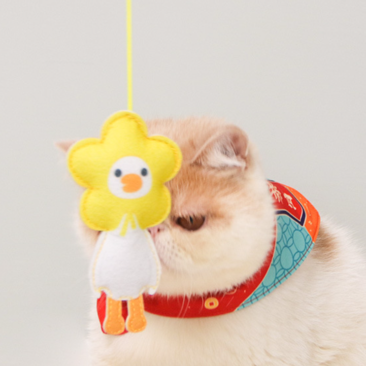 Hanging Self-excited Retractable Catnip Swing Cat Toy