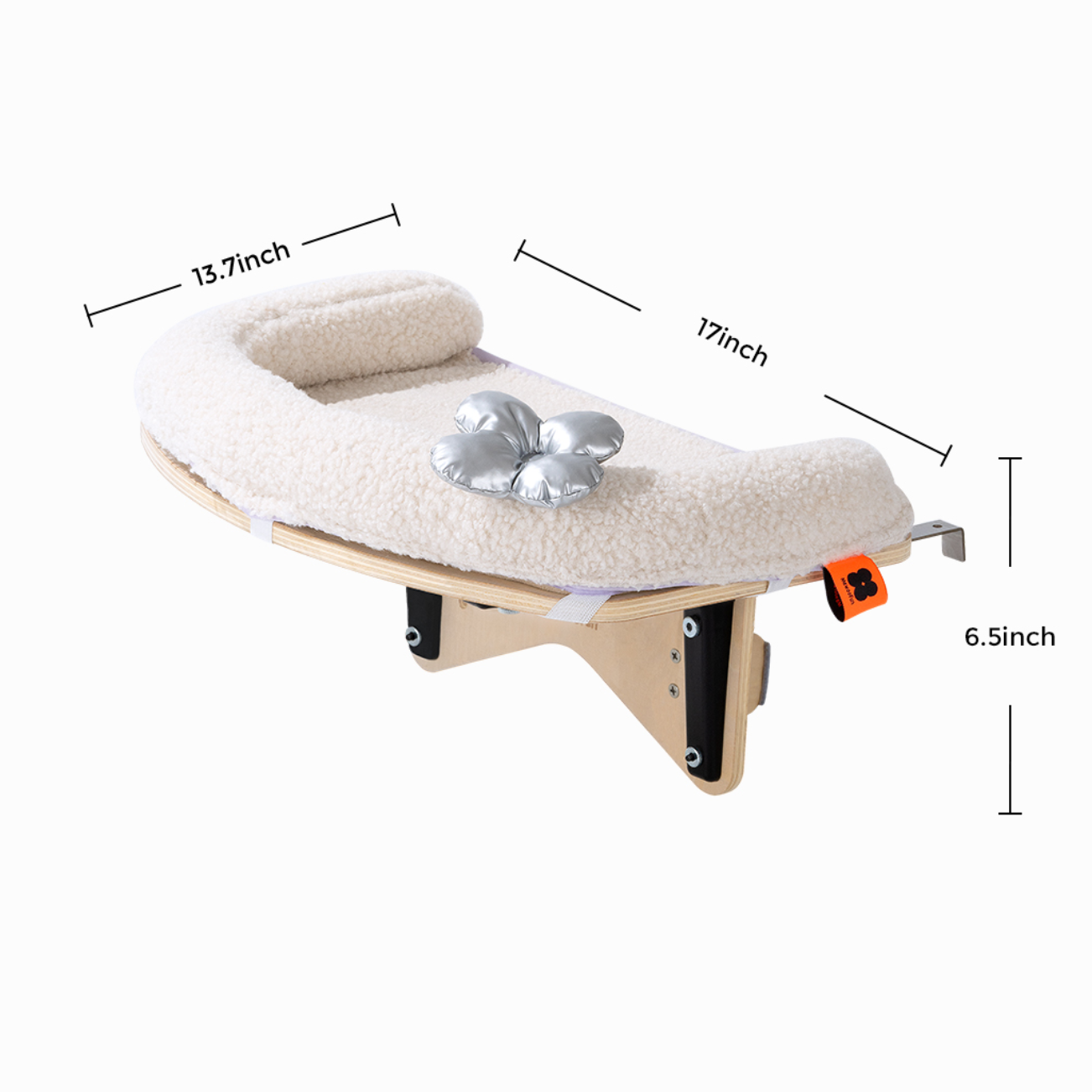 Cat Window Perch Hammock With Bolster