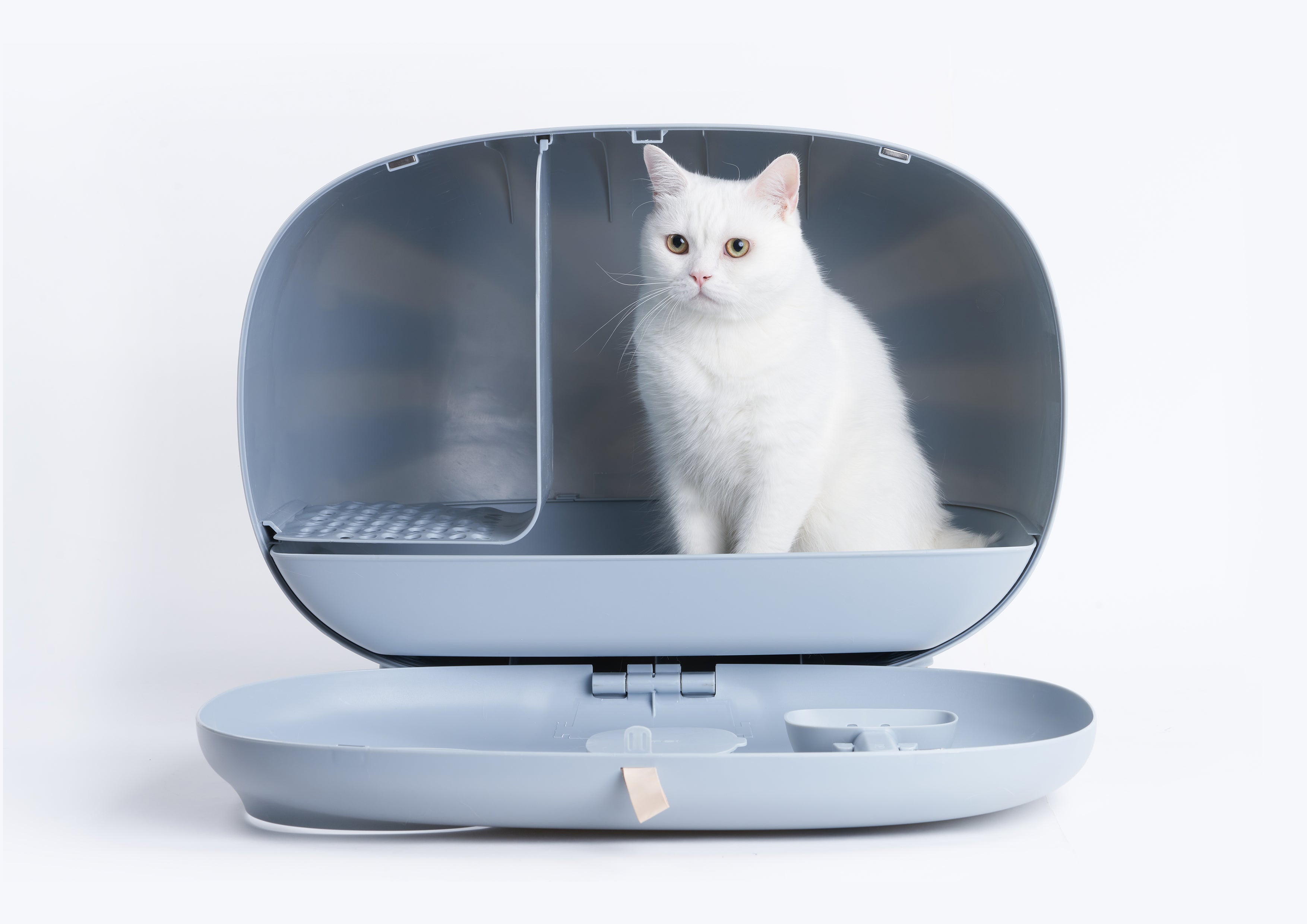 Makesure Modern Cat Litter Box And Tray