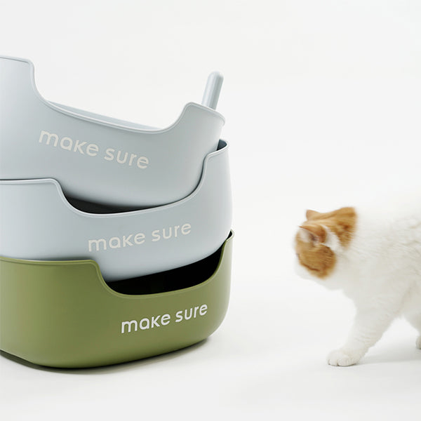 Makesure Large Cat Litter Box Lite With Mat