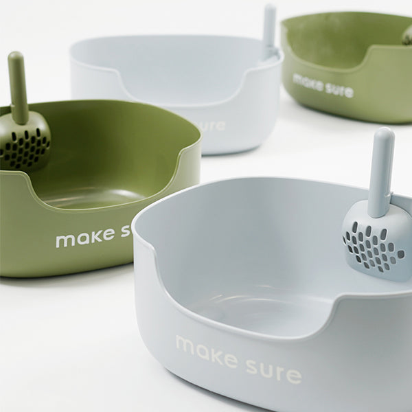Makesure Large Cat Litter Box Lite With Mat