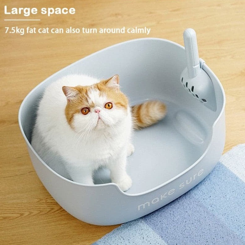 Makesure Large Cat Litter Box Lite With Mat Makesure