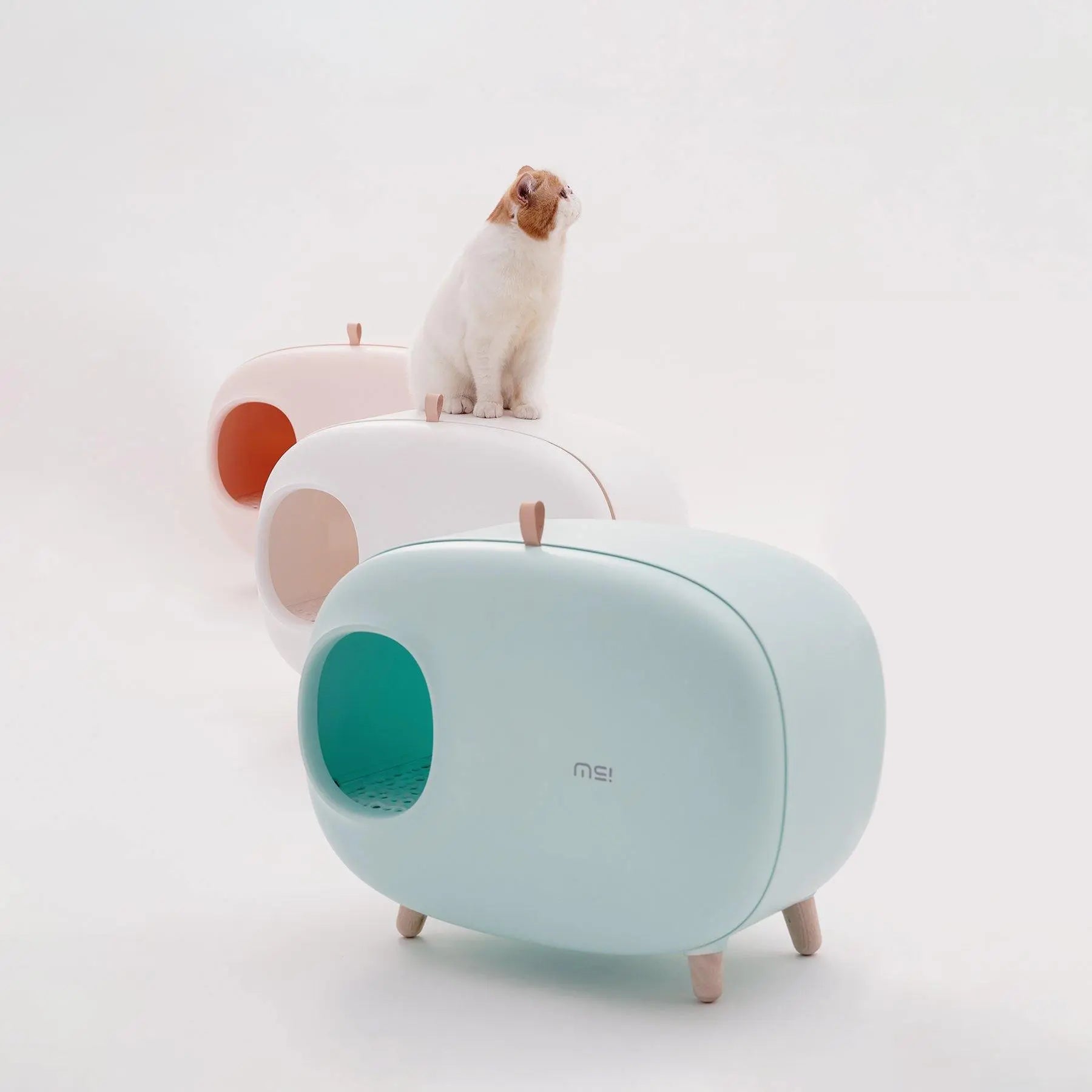 Makesure Modern Cat Litter Box Cat Litter Tray Makesure