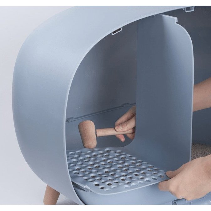 Makesure Modern Cat Litter Box Cat Litter Tray Makesure