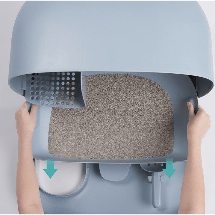 Makesure Modern Cat Litter Box Cat Litter Tray Makesure