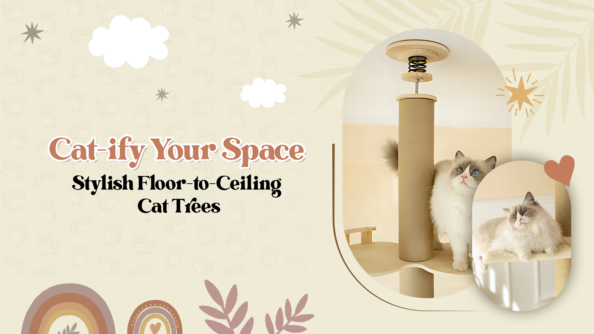 Elevate Your Interior Design: Stylish Floor-to-Ceiling Cat Trees for Modern Homes