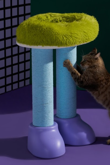 MakeSure Bootie Multifunctional Cat Scratcher, Cat Bed & Side Table