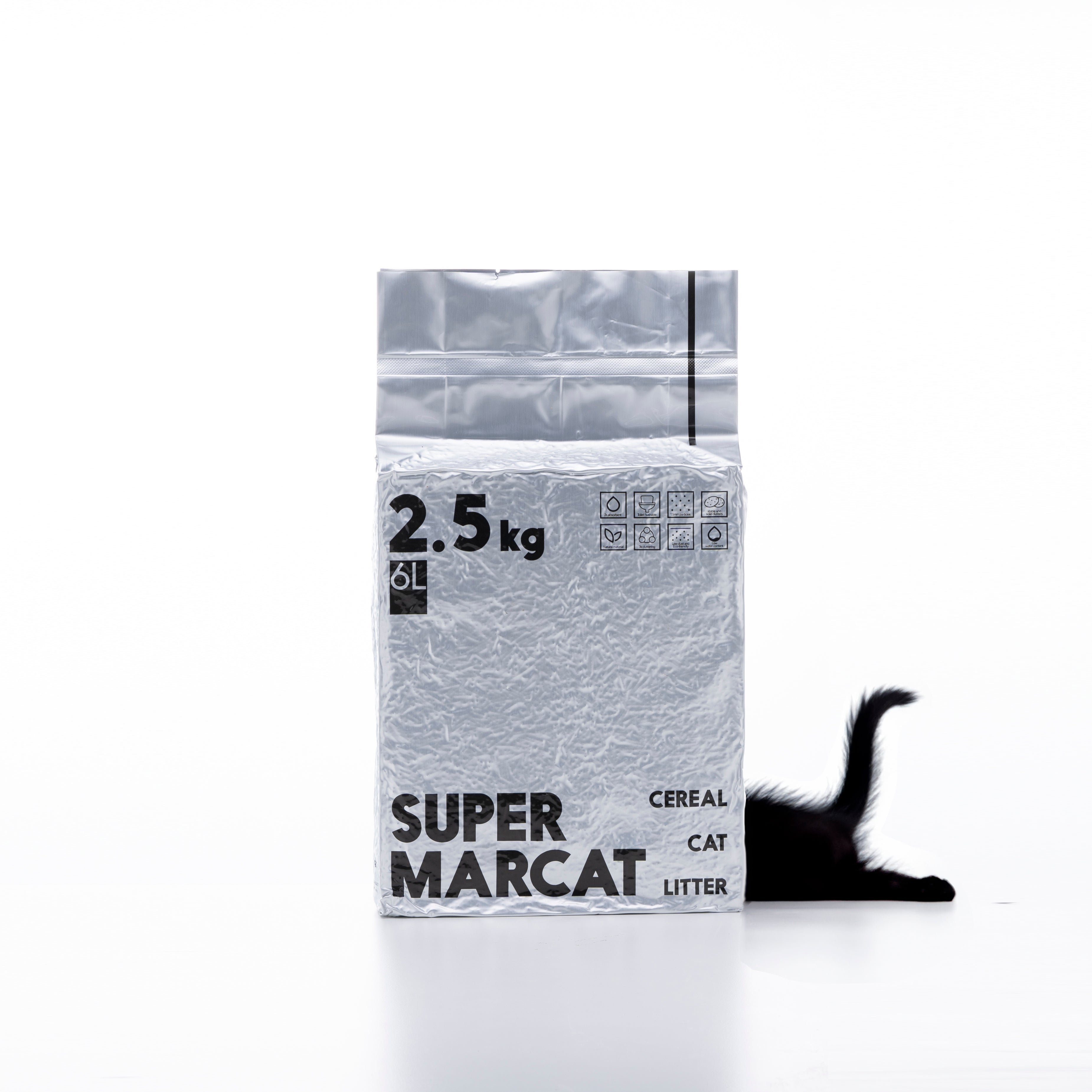 SupermarCat Eco Cereal Cat Litter Biodegradable 6L