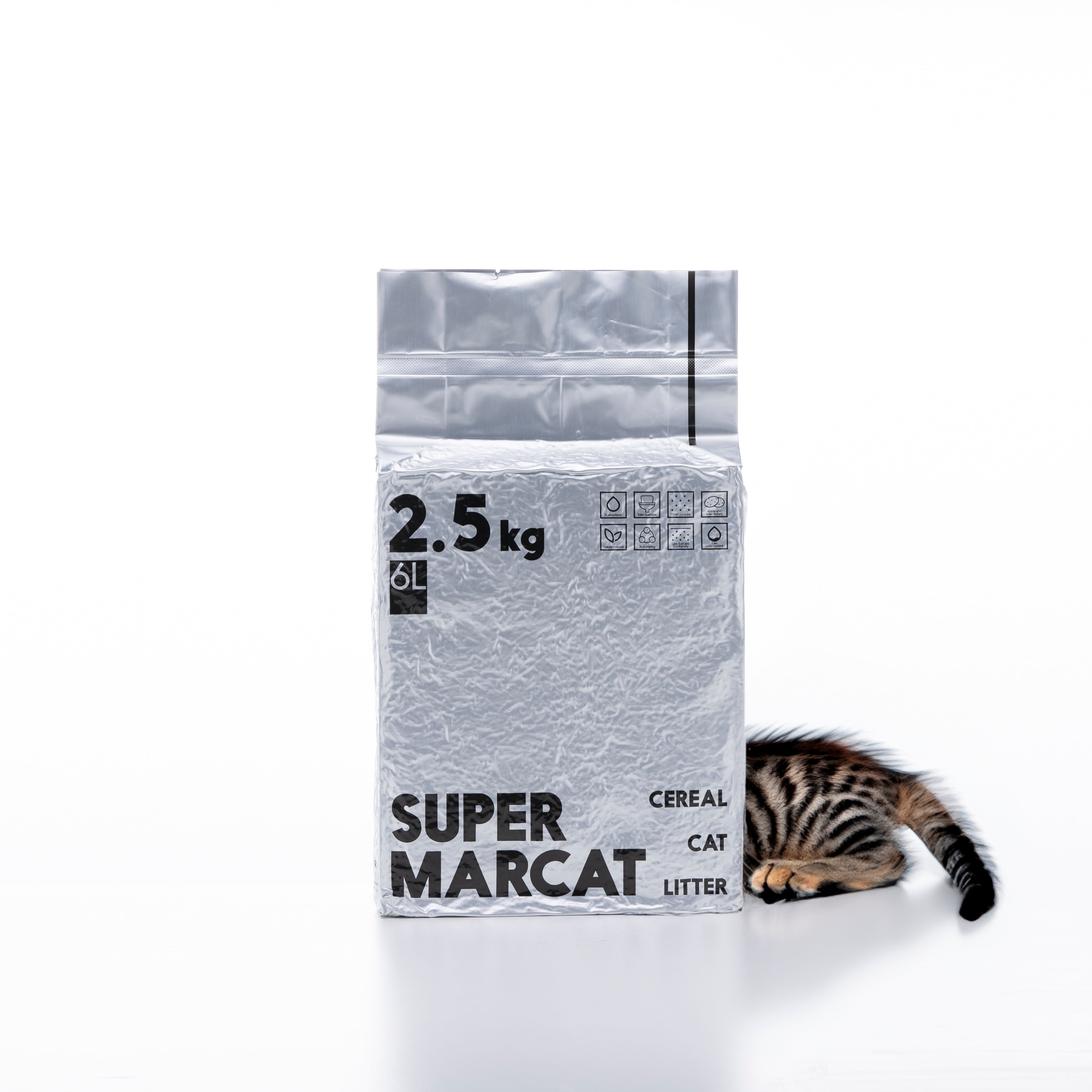 SupermarCat Eco Cereal Cat Litter Biodegradable 6L