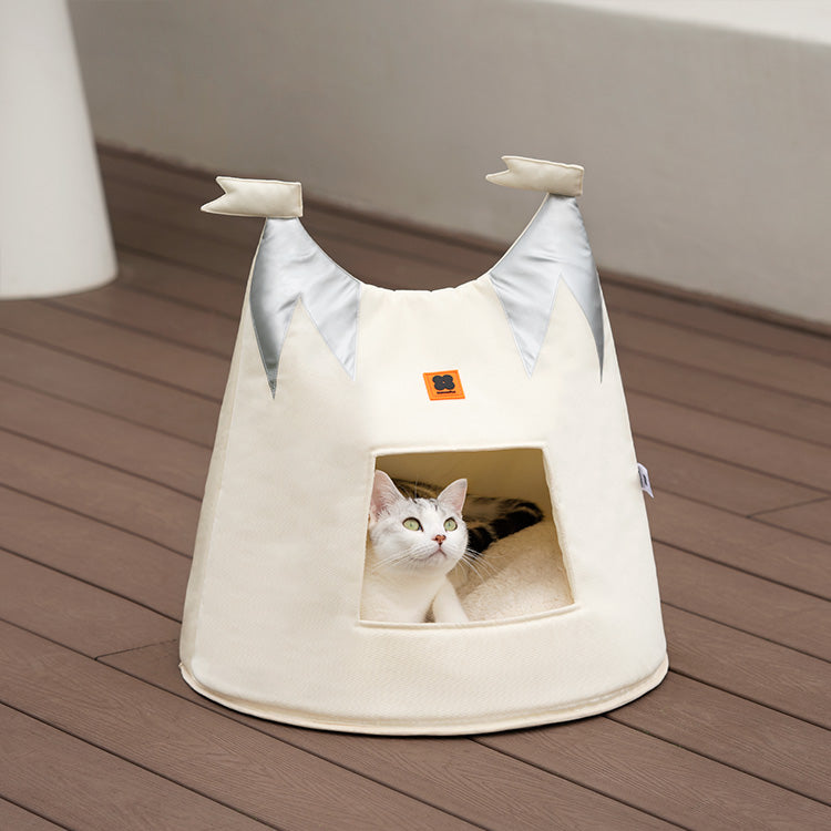🔥HOT SALE: Mewoofun Cat Nest Circus-style Bed