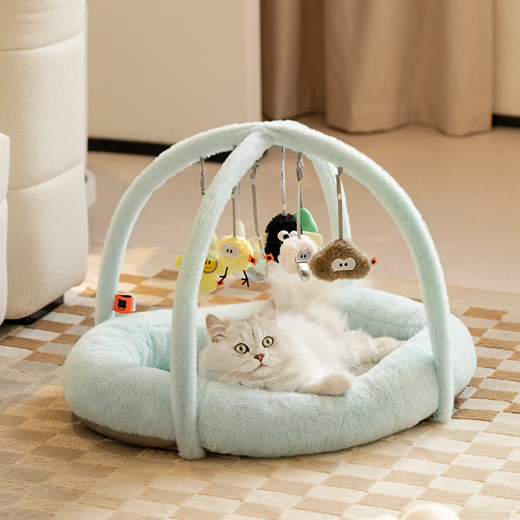 MewooFun Foldable Cat Activity Center Playing Bed Toy