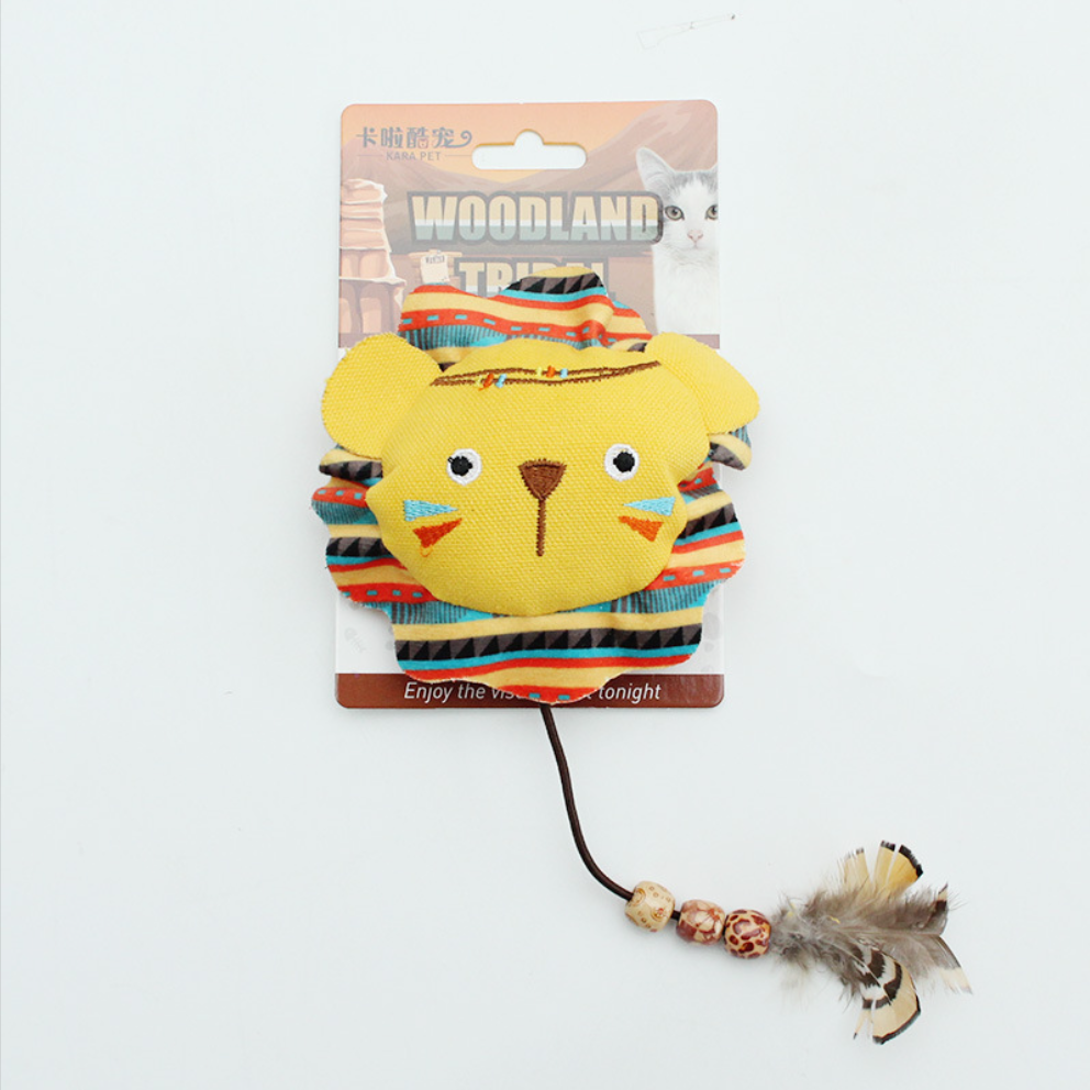 SupermarCat Colorful Cat Catnip Bite Toy-Jungle Series