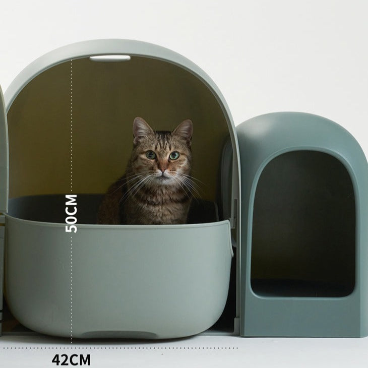 Makesure Large Modern Cat Litter Box Max
